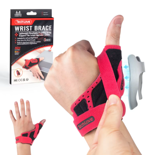Bandage for the wrist and thumb or little finger with an aluminum insert